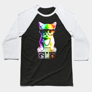 That Boombox Cat Baseball T-Shirt